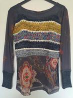 Apart gebreid en mesh top grijs L LULU, Lulu, Maat 42/44 (L), Ophalen of Verzenden, Zo goed als nieuw