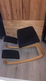 Varier-Stokke ergonomische KNIESTOEL, Ophalen, Zo goed als nieuw, Blauw, Bureaukruk