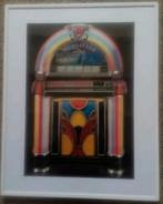 Afb.Wurlitzer Jukebox model 1050 gr.formaat Lijst 41 x 51 cm, Ophalen of Verzenden, 1970 tot heden, Wurlitzer