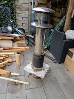Schoorsteen rookgasafvoer delen 150mm, Huis en Inrichting, Haarden, Ophalen of Verzenden, Zo goed als nieuw, Vrijstaande haard