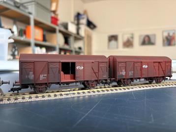 Fleischmann - NS Goederenwagons (2x) - 93 5311 NL K - H0 beschikbaar voor biedingen
