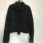 ML collections wollen jasje zwart wit maat 42, Kleding | Dames, Verzenden, Zo goed als nieuw, Maat 42/44 (L), Zwart