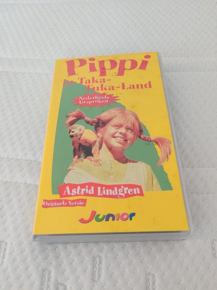 Pippi in Taka-Tuka-Land, Cd's en Dvd's, VHS | Kinderen en Jeugd, Zo goed als nieuw, Kinderprogramma's en -films, Overige typen