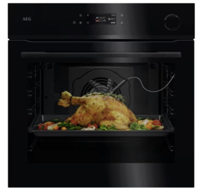 AEG NBR7P621SB Hetelucht oven/stoomondersteuning/pyrolyse, Witgoed en Apparatuur, Ovens, Nieuw, Inbouw, Oven, 45 tot 60 cm, 45 tot 60 cm