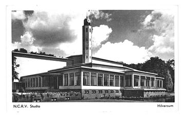 977230 Hilversum NCRV studio 1958 Gelopen met Postzegel beschikbaar voor biedingen