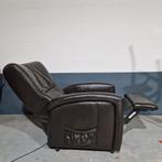 Zgan Himolla Torro Luxe lederen sta op relax stoel bruin, Ophalen, Minder dan 75 cm, Leer, Zo goed als nieuw