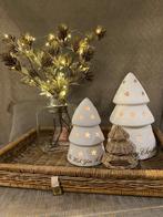 2 Witte Riviera Maison kerstboompjes, Ophalen, Zo goed als nieuw