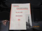 FEESTPROGRAMMA- GRONINGEN- ENSCHEDE - REINIER DE HOSSON-1936, Boeken, Ophalen of Verzenden, 20e eeuw of later, Gelezen