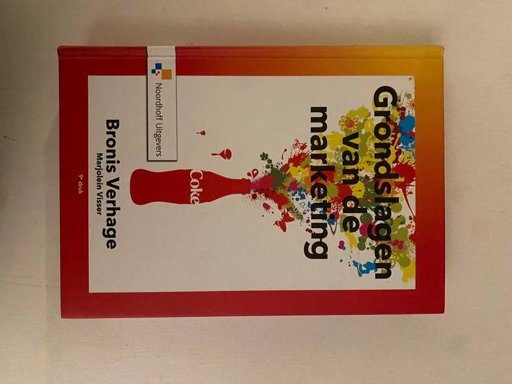 Grondslagen van de marketing - Bronis Verhage, Boeken, Economie, Management en Marketing, Zo goed als nieuw, Economie en Marketing