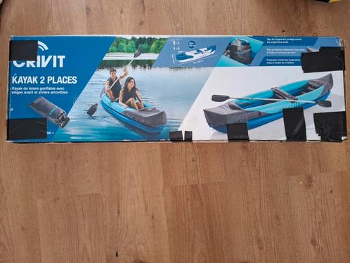 Crivit Kajak - 2 persoons - Opblaasbaar, Watersport en Boten, Kajaks, Zo goed als nieuw, 2-persoons, Opblaasbaar, Ophalen