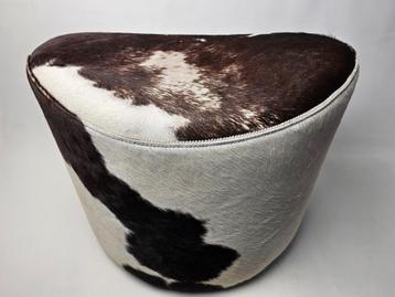 # Ikea poef Delikat Stokholm white/black sthlm. leather beschikbaar voor biedingen