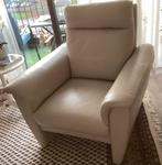 Italiaanse leren fauteuil - Zo goed als nieuw, Ophalen, Zo goed als nieuw, 75 tot 100 cm, Modern