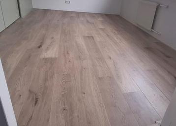 Laminaatvloer 18m2 - Lichtbruin, nette staat beschikbaar voor biedingen
