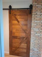 Tekoop op maat gemaakte schuifdeuren, Ophalen of Verzenden, Zo goed als nieuw, Binnendeur, 200 tot 215 cm