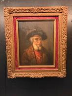 Schilderij Hollandse School Meesters ''Portret Oude Man''., Ophalen of Verzenden