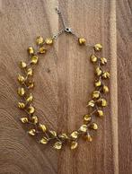Handgemaakte ketting met glaskralen, Sieraden, Tassen en Uiterlijk, Ophalen of Verzenden, Zo goed als nieuw, Overige materialen