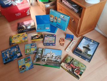 diversen spelletjes, puzzels en speelgoed beschikbaar voor biedingen