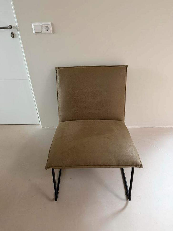 Mooie Stoel, Huis en Inrichting, Stoelen, Gebruikt, Eén, Leer, Stof, Overige kleuren, Ophalen