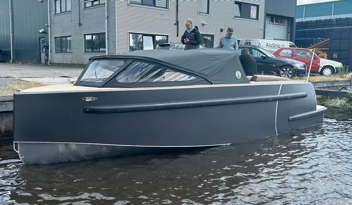 AluShip E-TNDR 720 Cabin - Elektrisch 2x E-Pod! Garantie, Watersport en Boten, Motorboten en Motorjachten, Zo goed als nieuw, Aluminium