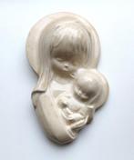 Mooie Maria met kind Madonna om op te hangen circa 1940, Ophalen of Verzenden, Zo goed als nieuw, Beeld(je), Christendom | Katholiek