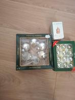Kerstballen groot/klein en een huisje voor in de kerstboom, Ophalen