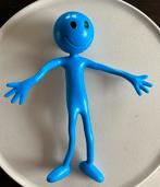 13cm flexibel poppetje blauw, Ophalen of Verzenden, Jongen of Meisje