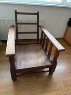 Antieke Rokersstoel - Zonder Kussens, Huis en Inrichting, Gebruikt, 75 tot 100 cm, Ophalen of Verzenden, 50 tot 75 cm