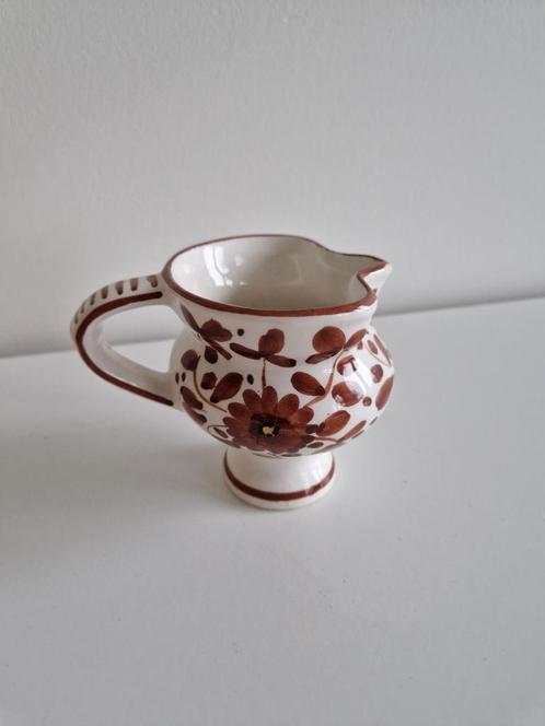 Kan wijn melk kannetje Dipinto A Mano Italiaans handgemaakt, Antiek en Kunst, Antiek | Keramiek en Aardewerk, Ophalen of Verzenden