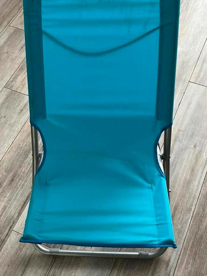 BATCH:20150215 strandstoel zorgt voor een stabiele zitplaats, Tuin en Terras, Tuinstoelen, Gebruikt, Inklapbaar, Ophalen of Verzenden