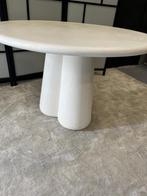 Eettafel Rond Beton Cire Creme 150cm, Info@savoireinteriors.com, S, S, 100 tot 150 cm