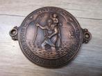 Heilige Christoffel plaquette Hoeven, Antiek en Kunst, Ophalen of Verzenden