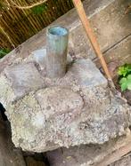 GRATIS Parasolvoet in beton om in te graven, Tuin en Terras, Ophalen, Gebruikt, Minder dan 1 meter, Parasolvoet