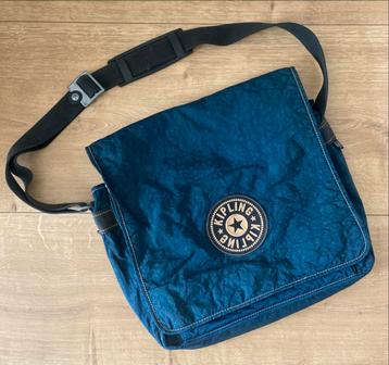 Kipling Schoudertas (postman bag) Blauw (36cm x 30cm) beschikbaar voor biedingen