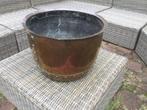 Mooie grote koperen pot voor bijv. haardhout, Ophalen