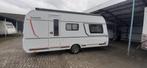 Dethleffs 460 EL camper modeljaar 2025 / 2026, Caravans en Kamperen, Caravans, 90 kg, Treinzit, Particulier, 2 aparte bedden