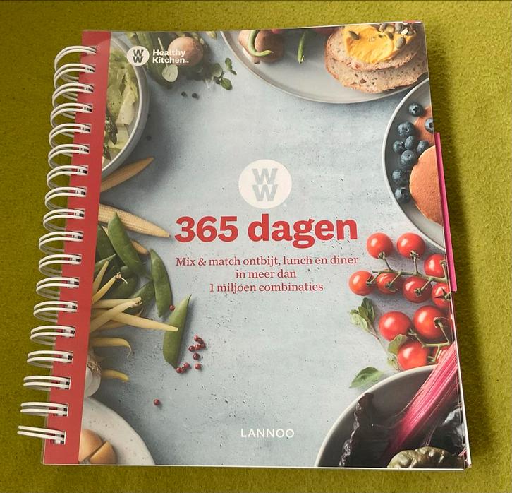 365 dagen WW kookboek - Mix & Match!, Boeken, Kookboeken, Zo goed als nieuw, Voorgerechten en Soepen, Hoofdgerechten, Taart, Gebak en Desserts