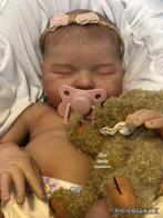 Reborn baby laura, volledig vinyl, Verzenden, Nieuw, Babypop, Levensecht of Reborn