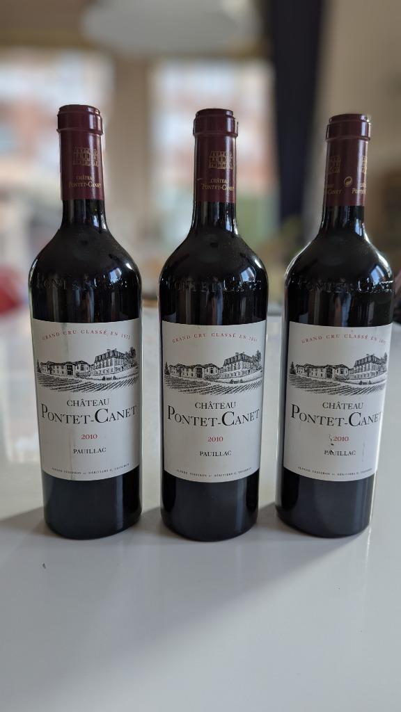 Château Pontet-Canet (2010, Bordeaux Médoc Pauillac), Verzamelen, Wijnen, Zo goed als nieuw, Rode wijn, Frankrijk, Ophalen of Verzenden