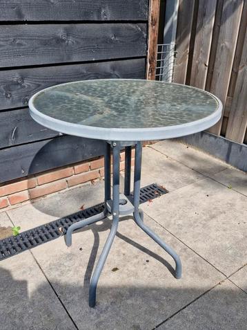 Tuin Tafel - Glas, 60cm Diameter beschikbaar voor biedingen