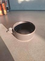 Donker grijze kandelaar, schaaltje, theezakhoudertje  van BC, Ophalen of Verzenden, Zo goed als nieuw, Overige materialen, Minder dan 25 cm