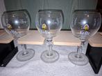 Leffe abdij houder 3 glazen, nieuwstaat, Ophalen of Verzenden, Nieuw, Glas of Glazen, Overige merken