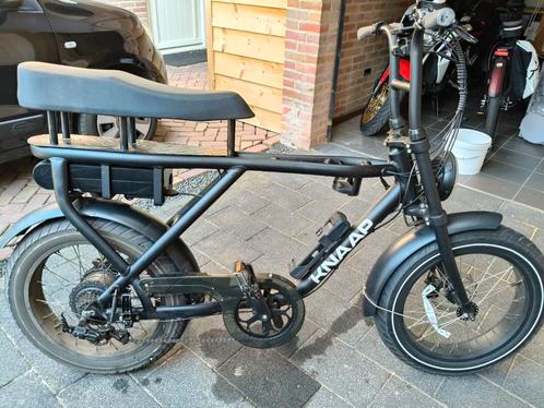 KNAAP ams - black met zadel verhoger en aankoopbewijs., Fietsen en Brommers, Elektrische fietsen, Gebruikt, Overige merken, 50 km per accu of meer