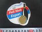 sticker tabak bowling smoke with pleasure pall mall export, Verzamelen, Ophalen, Zo goed als nieuw