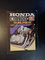 Brochure Folder HONDA CB900-FZ origineel, Motoren, Handleidingen en Instructieboekjes, Ophalen of Verzenden, Honda