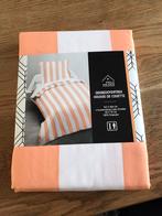 Nog gloednieuw zalm-wit gestreept Villa Volance Dekbed Hoes, Huis en Inrichting, Dekbedovertrek, Nieuw, Ophalen of Verzenden, Overige kleuren