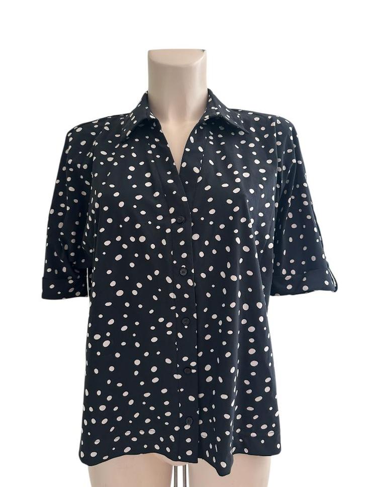 Studio Anneloes blouse M, Kleding | Dames, Blouses en Tunieken, Zo goed als nieuw, Zwart, Ophalen of Verzenden