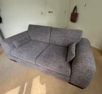 Ruime tweezits gemêleerd antracietkleurige bank, Huis en Inrichting, Banken | Bankstellen, Ophalen, Gebruikt, 150 tot 200 cm, Tweepersoons