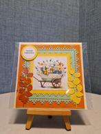 Kaartje verjaardag kruiwagen met bloemen, Ophalen of Verzenden, Nieuw, Overige thema's