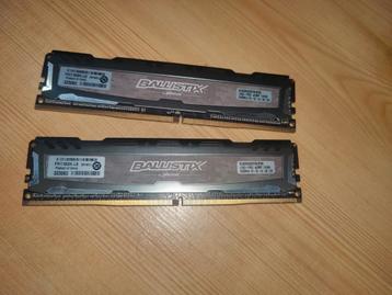 Ballistix DDR4 8GB (2x4) beschikbaar voor biedingen