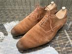 Santoni veterschoenen model 7413 maat 7,5 UK/41,5 EU, Bruin, Ophalen of Verzenden, Santoni, Gedragen